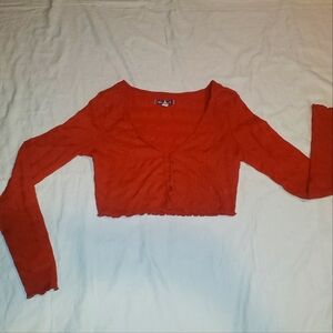 Urban Outfitters long sleeve top. Button Front.